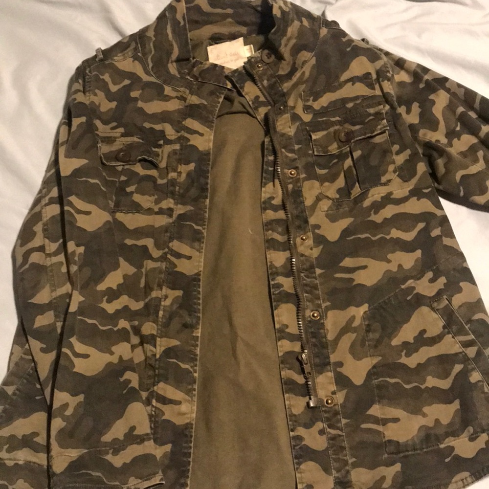 Army green Camo jacket